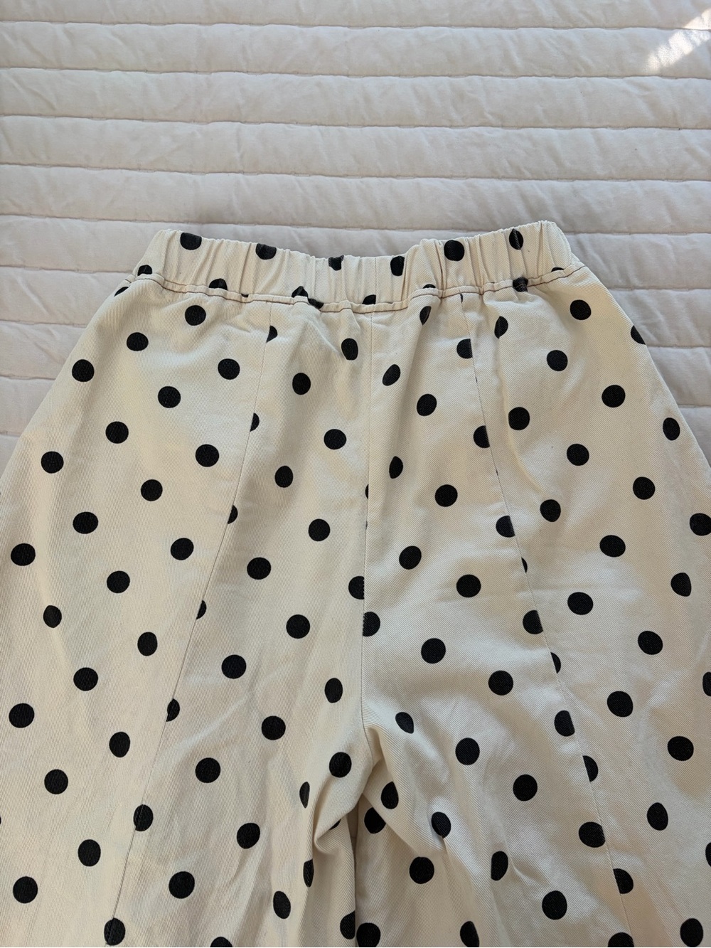 Polka Dot Denim Jeans - Picture 5 of 7